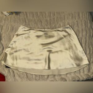 Wild Fable Cream Satin Skirt